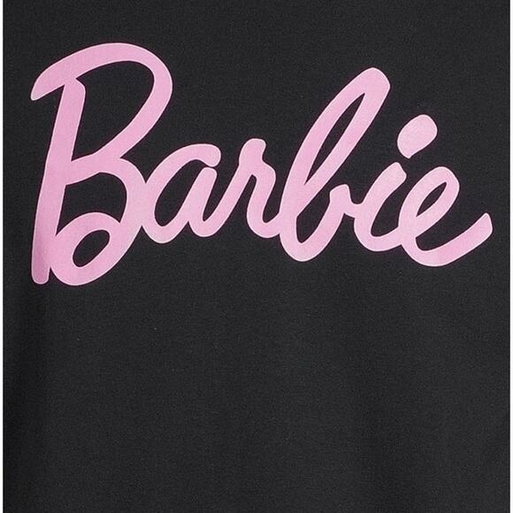 Barbie Black & Pink Men or Womens Logo Graphic Tee with Short Sleeves Size 3XL - Picture 4 of 6